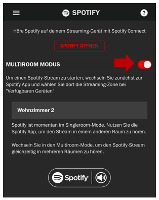 Multi room hot sale spotify